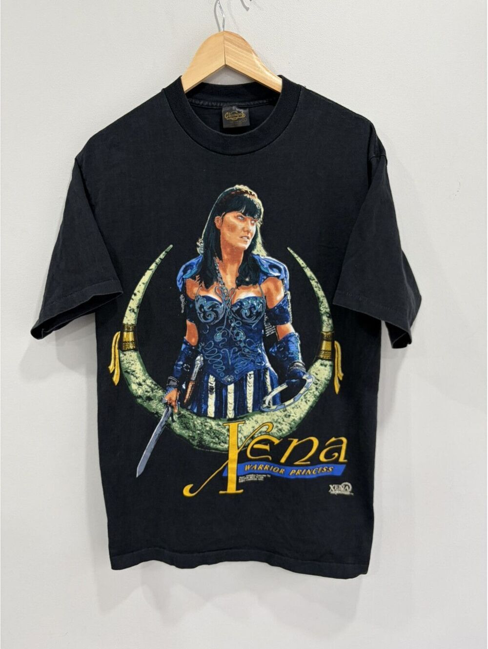 Vintage Xena Warrior Princess Tee Shirt Tv Show movie